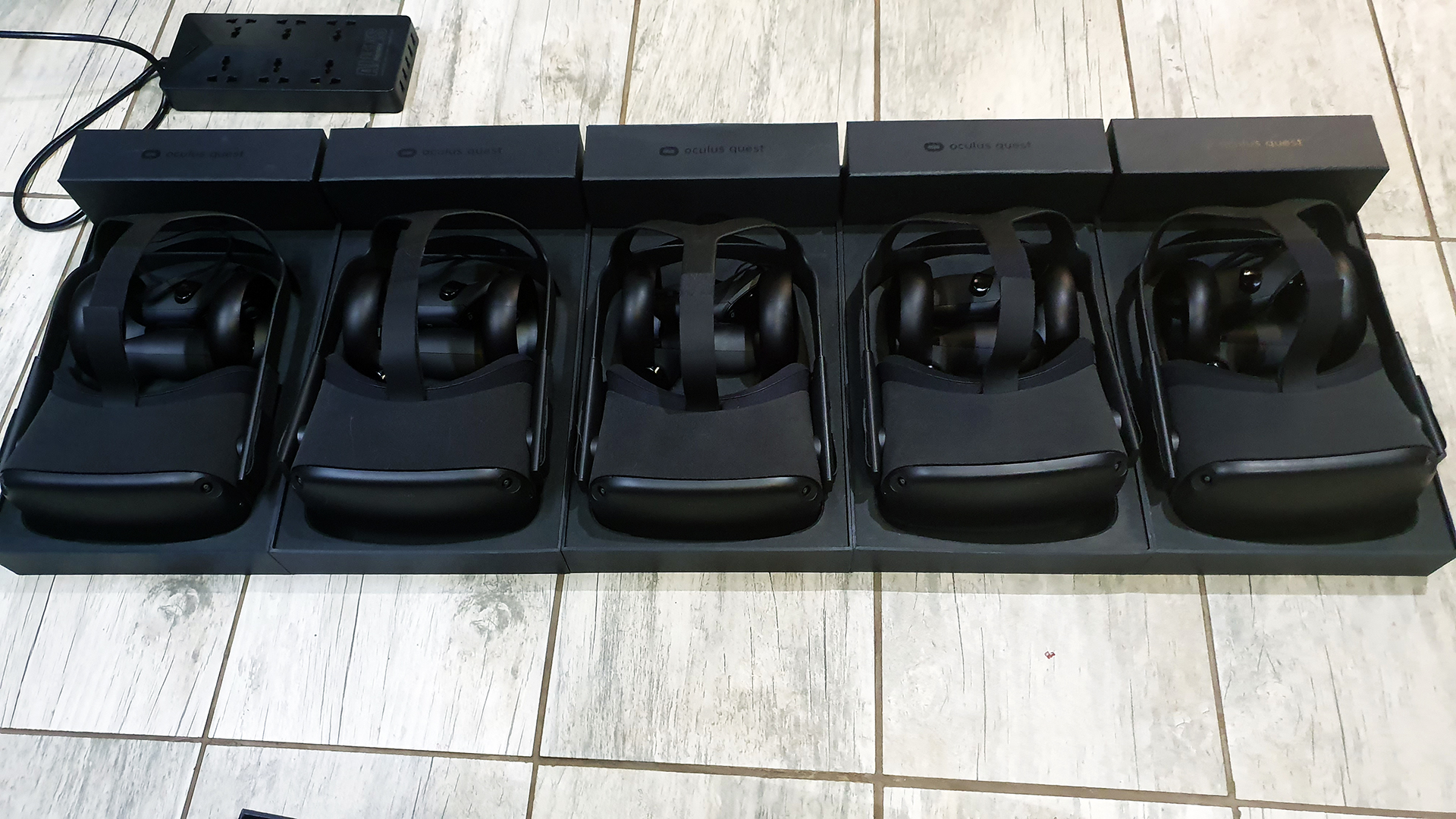 Charging Oculus Quest Virtual Reality Headsets