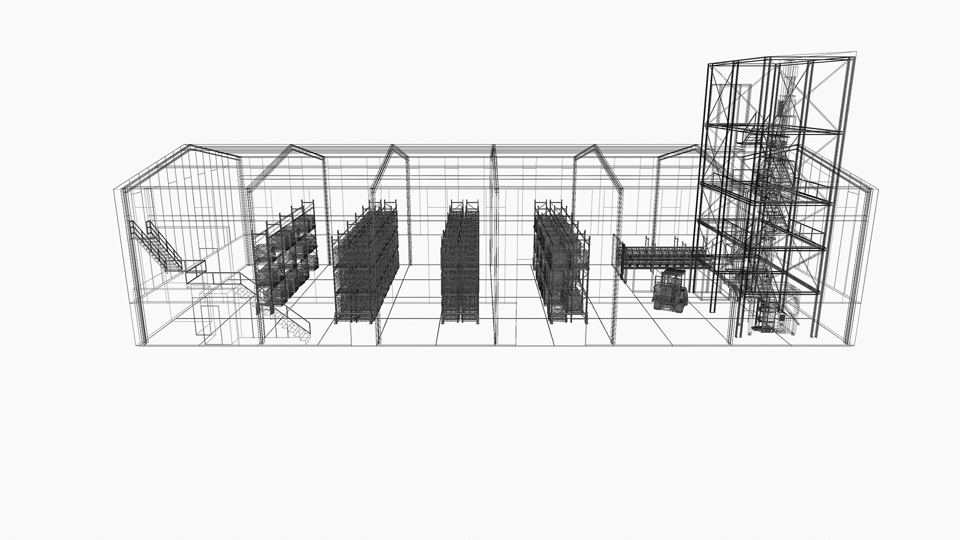 low polygon render factory