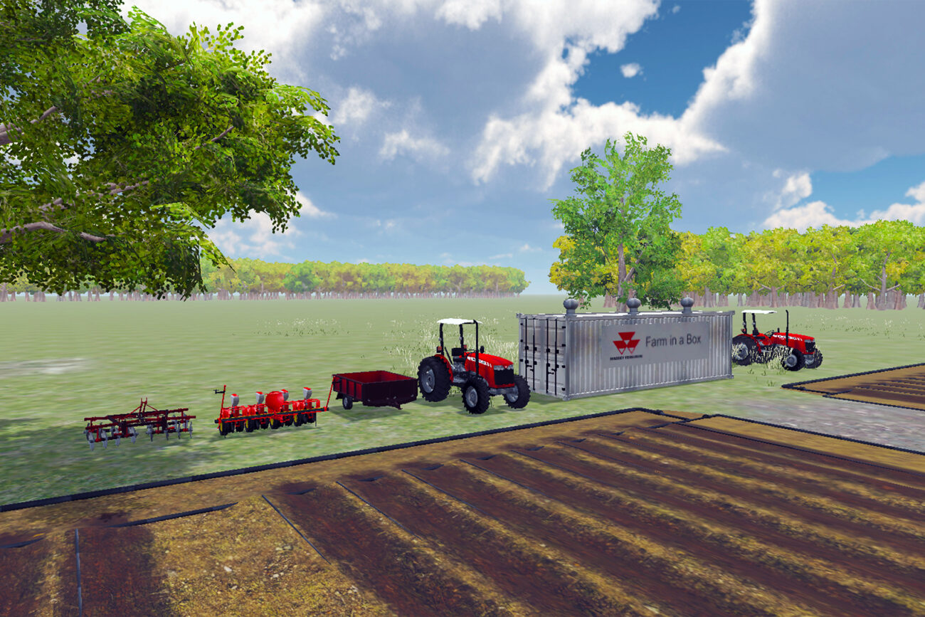 virtual reality application farm